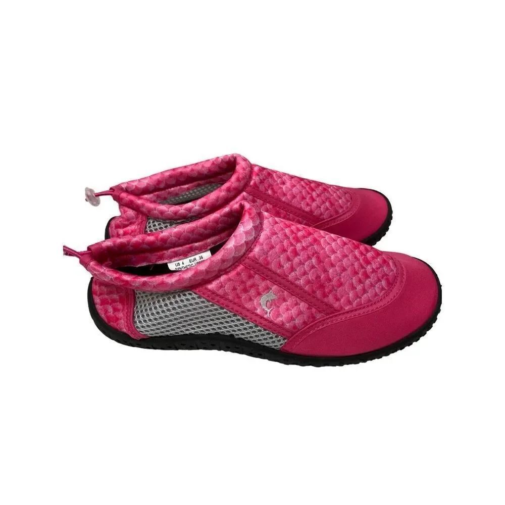 Reel Legends Girl’s Size 4 Pink Oceania K Water Shoes Aqua